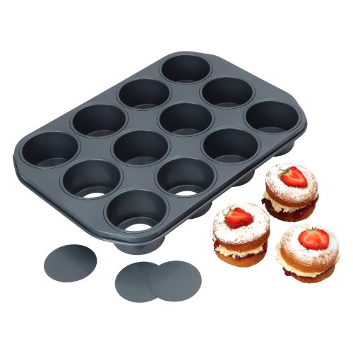 12 Muffin Backformen | 12 Cupcake Backformen | Kuchenform Muffin | Cupcake Backform | runde Backform | kleine Backform rund | Kuchenform Cupcake | Backform Muffin 